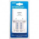 Eco Charger 2100 Eneloop + 2 Batere Eneloop AA