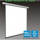 Manual Wall Projection Screen - Diagonal